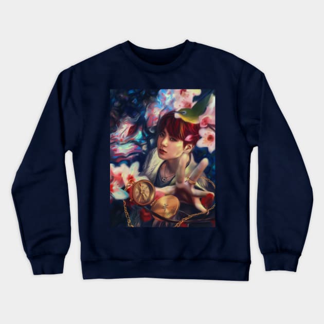 BTS JUNGKOOK Crewneck Sweatshirt by EllenDrawings